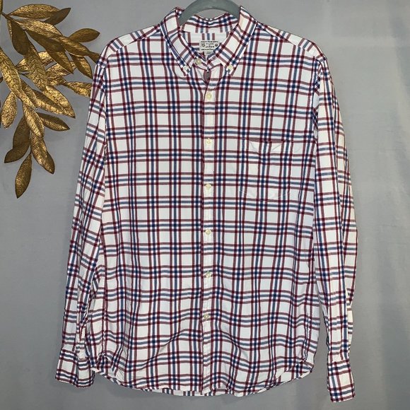 J. Crew Other - J. Crew Button Down Plaid Shirt - Men's Medium